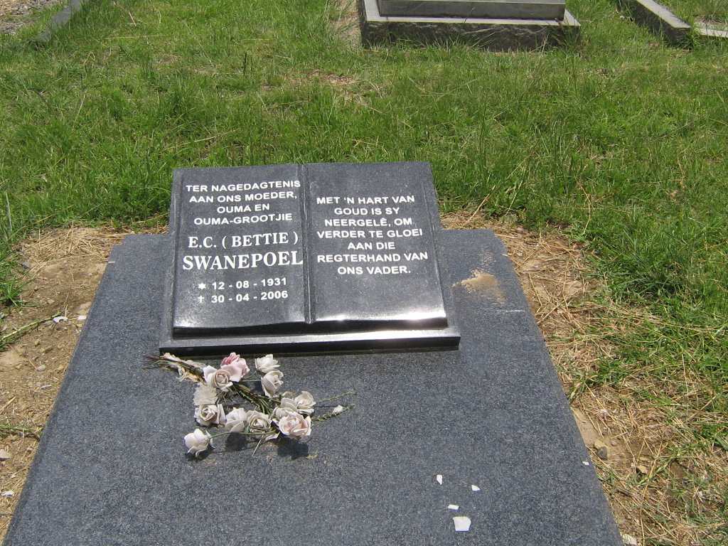 SWANEPOEL E.C. 1931-2006