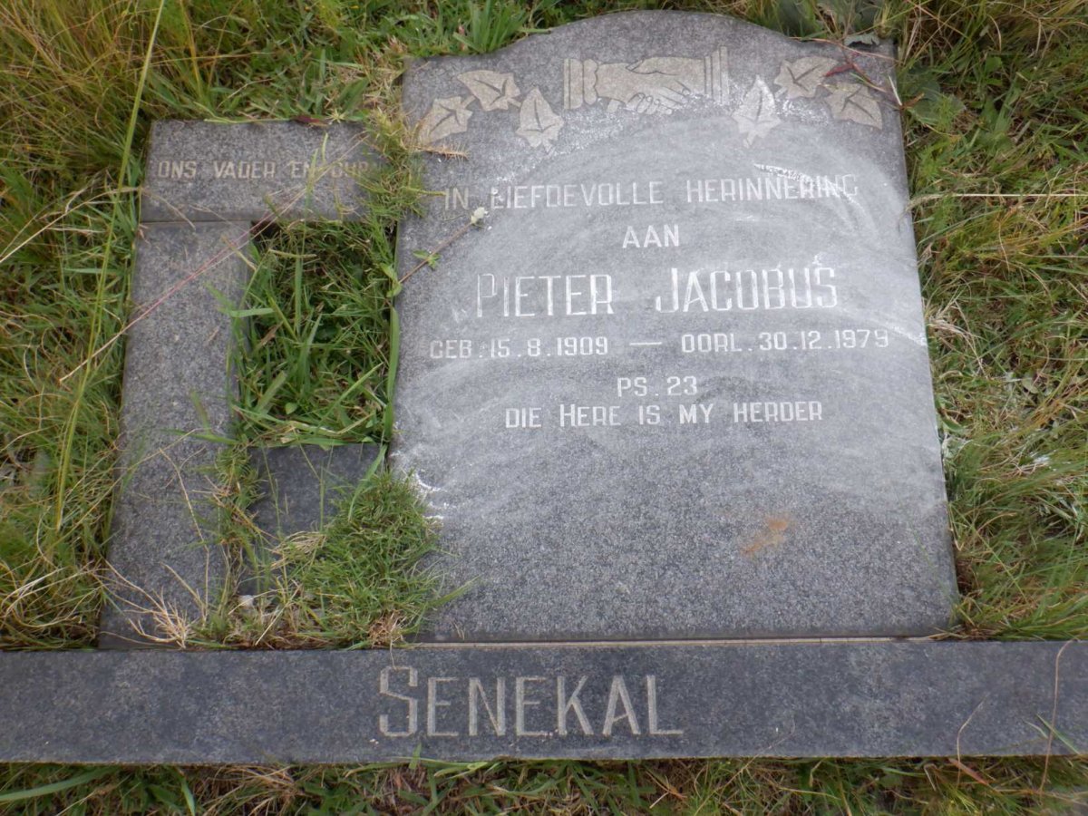 SENEKAL Pieter Jacobus 1909-1979