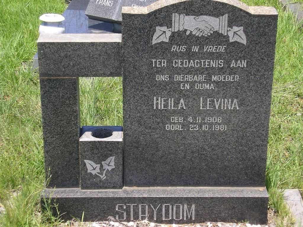 STRYDOM Heila Levina 1906-1981