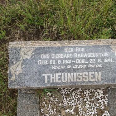 THEUNISSEN Babaseuntjie 1941-1941