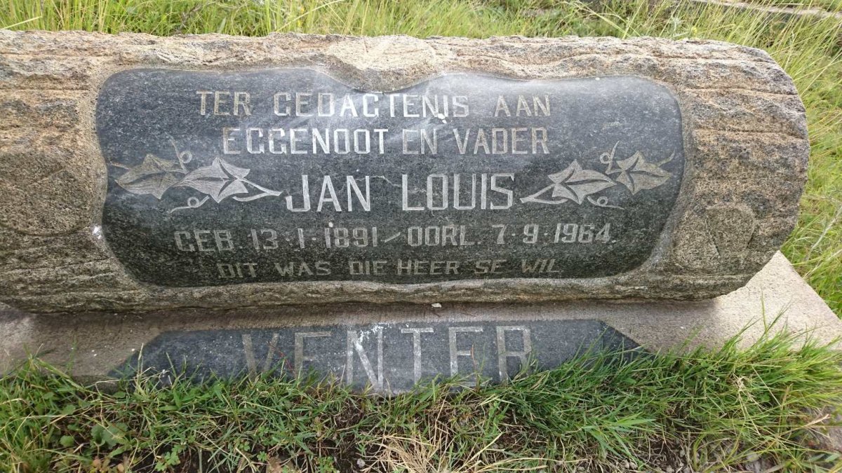 VENTER Jan Louis 1891-1964