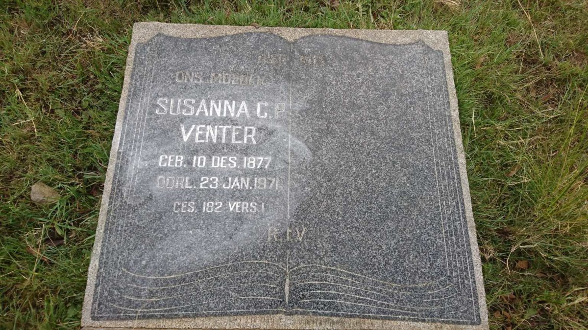 VENTER Susanna C.P. 1877-1971