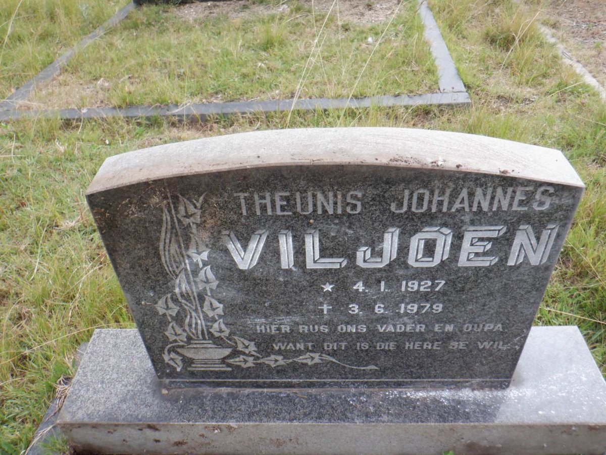 VILJOEN Theunis Johannes 1927-1979