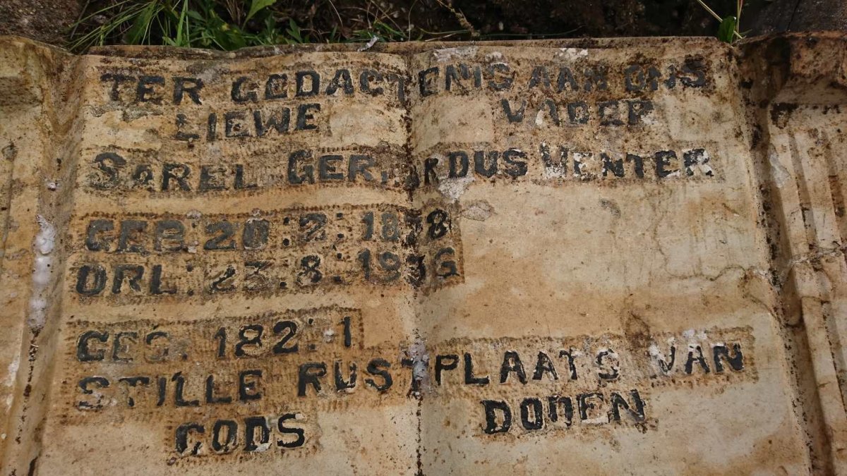 VENTER Sarel Gerhardus 18?8-1936