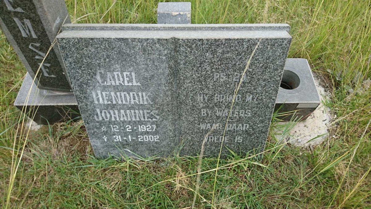 WILLEMSE Carel Hendrik Johannes 1927-2002