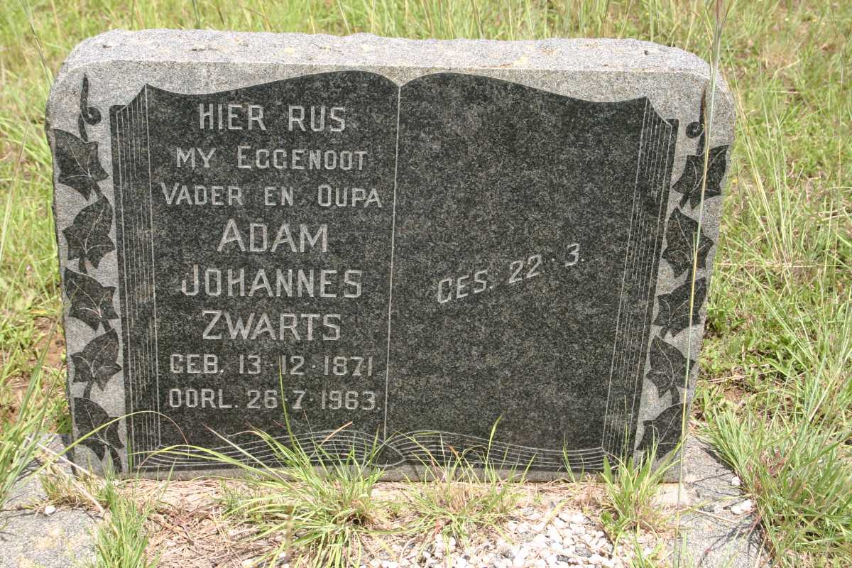 ZWARTS Adam Johannes 1871-1963