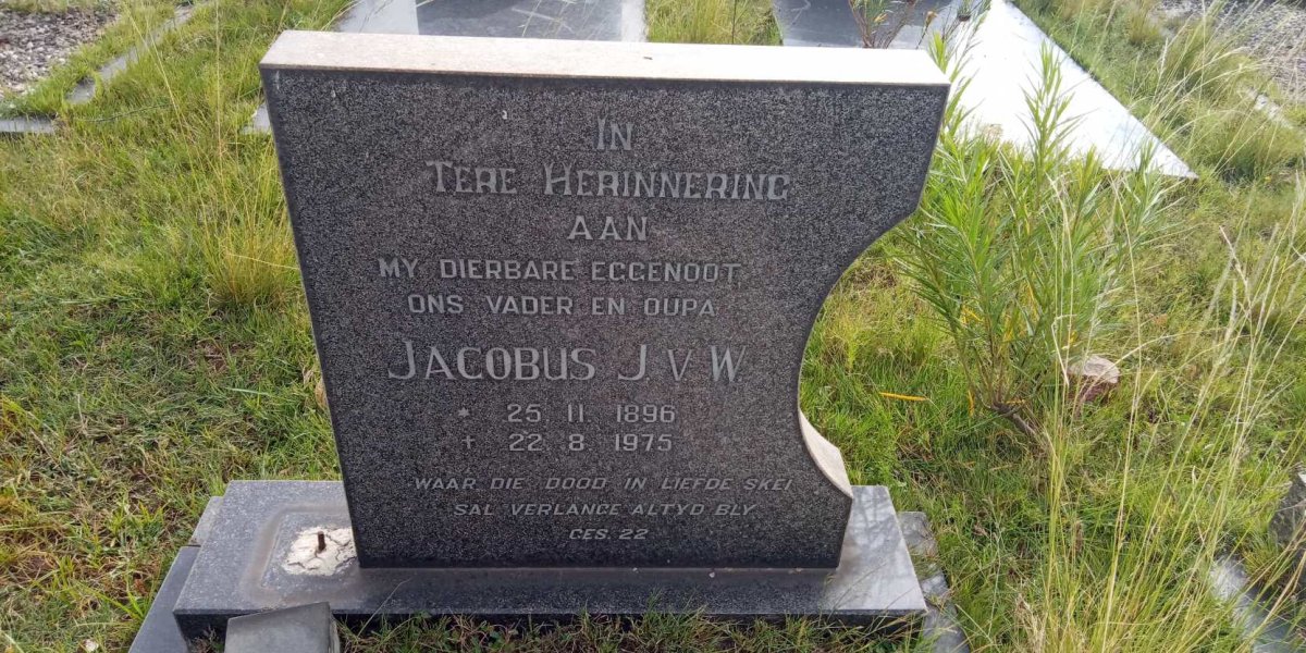 ? Jacobus J.v.W. 1896-1975