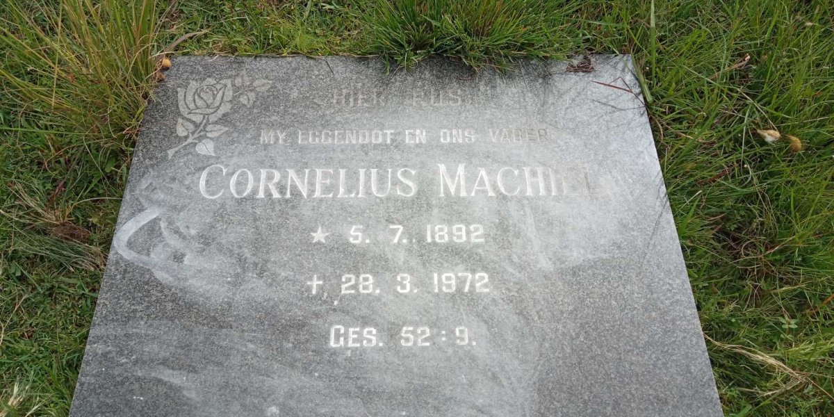 ? Cornelius Machiel 1892-1972