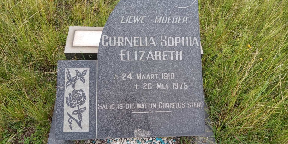 ? Cornelia Sophia Elizabeth 1910-1975