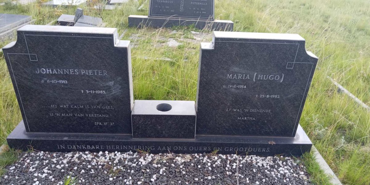 ? Johannes Pieter 1912-1983 &amp; Maria HUGO 1914-1982