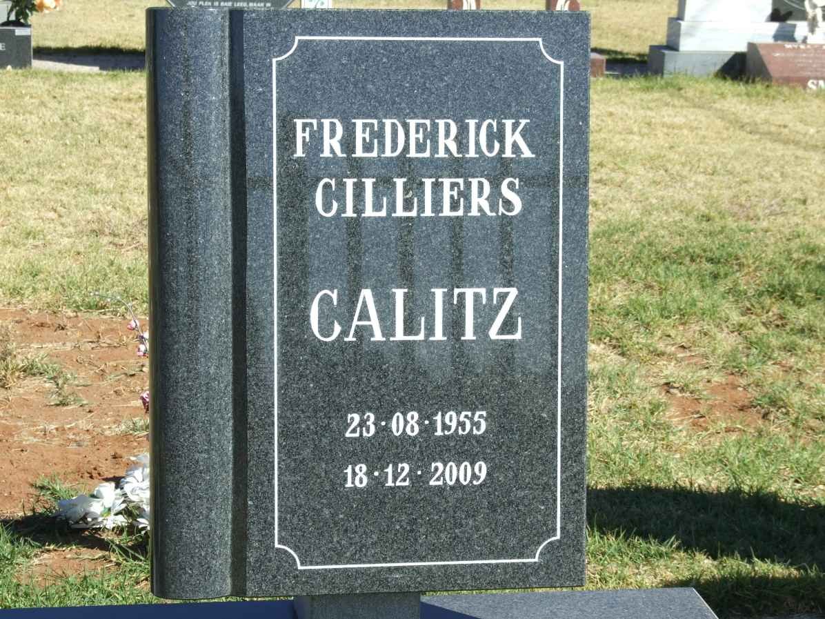 CALITZ Frederick Cilliers 1955-2009