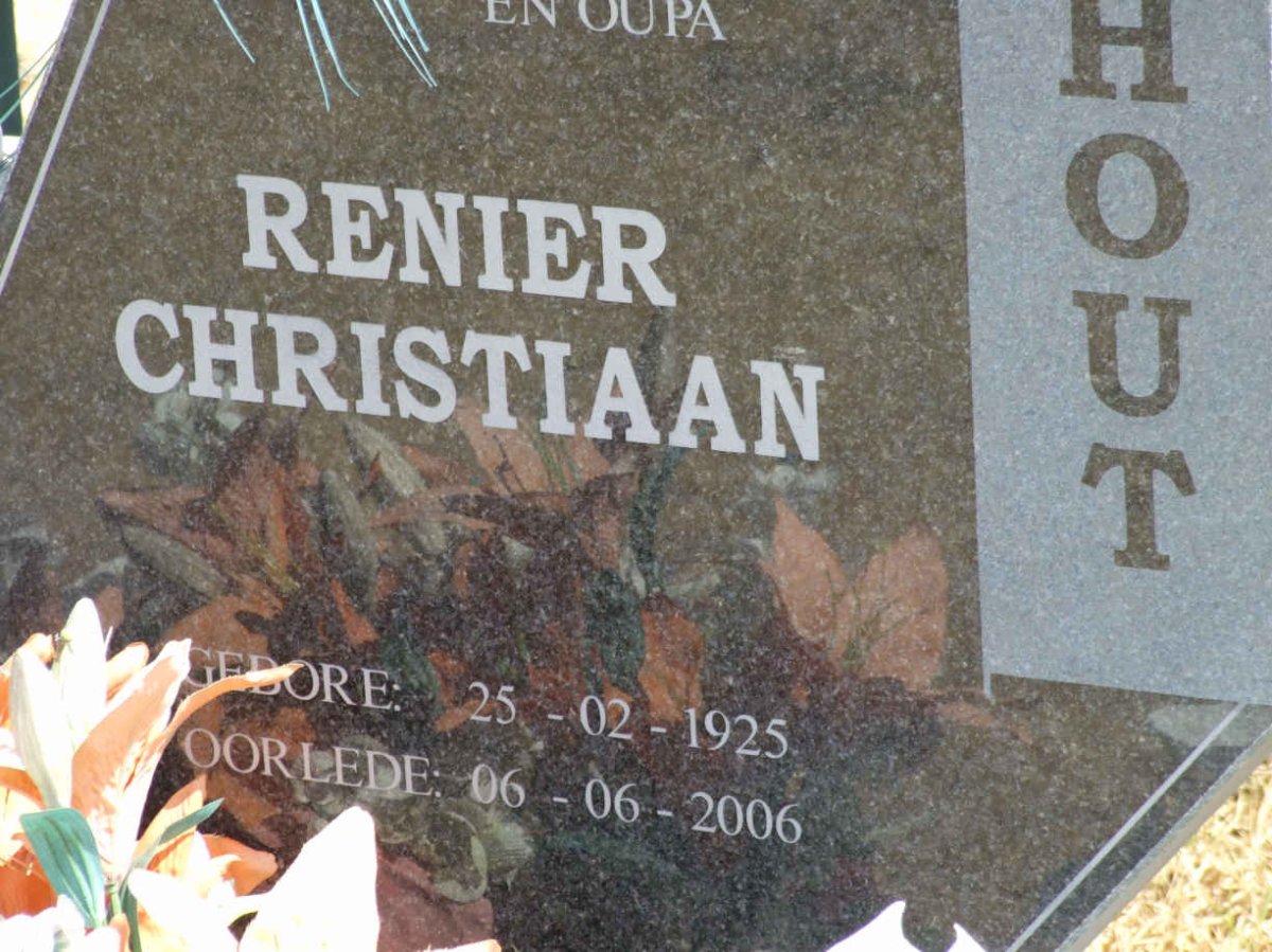BEZUIDENHOUT Renier Christiaan 1925-2006