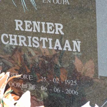 BEZUIDENHOUT Renier Christiaan 1925-2006