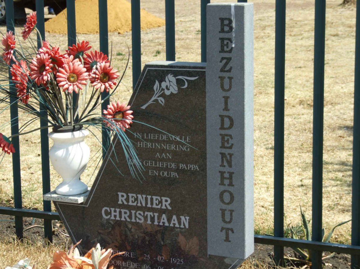 BEZUIDENHOUT Renier Christiaan 1925-2006