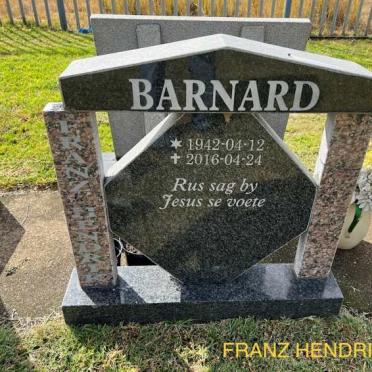 BARNARD Franz Hendrik 1942-2016