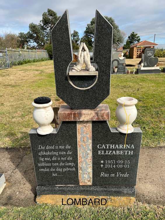 LOMBARD Catharina Elizabeth 1951-2014