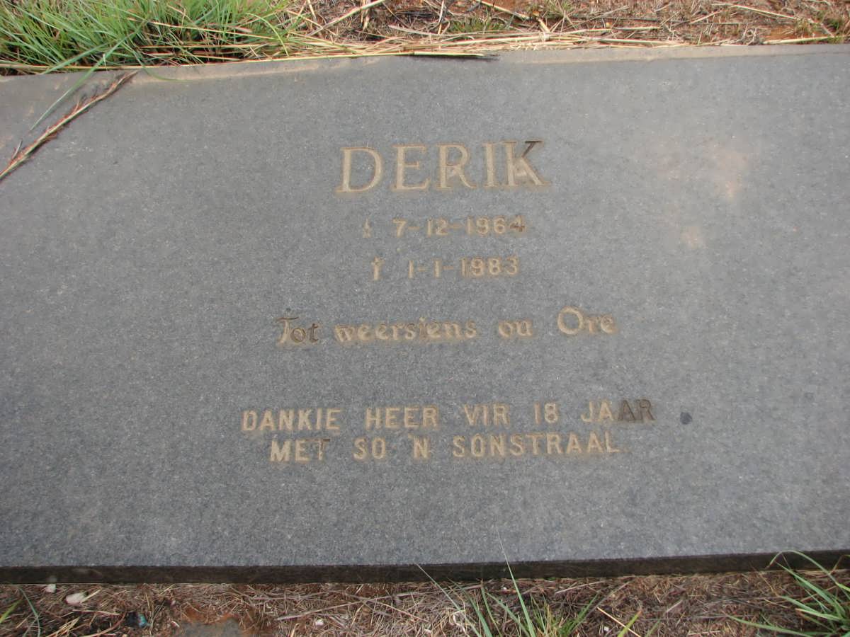 ? Derik 1964-1983
