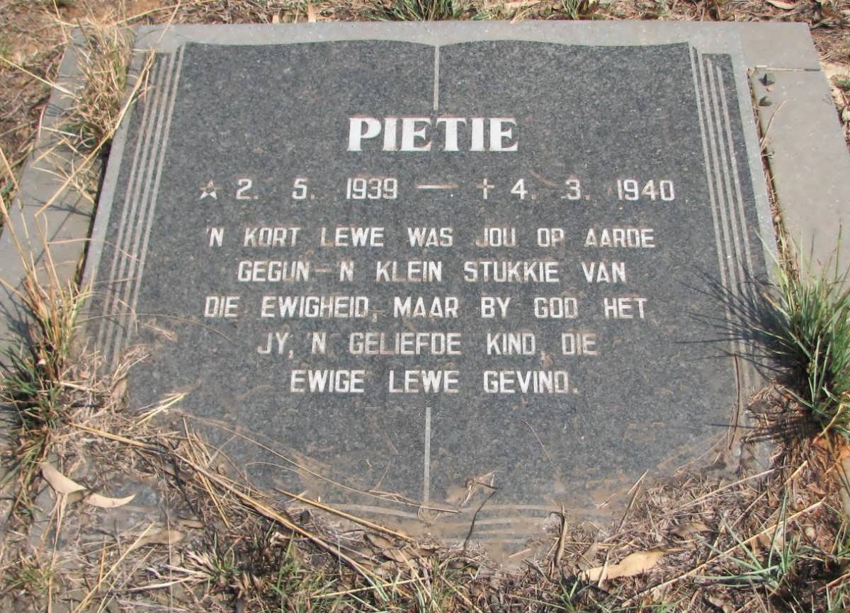 ? Pietie 1939-1940