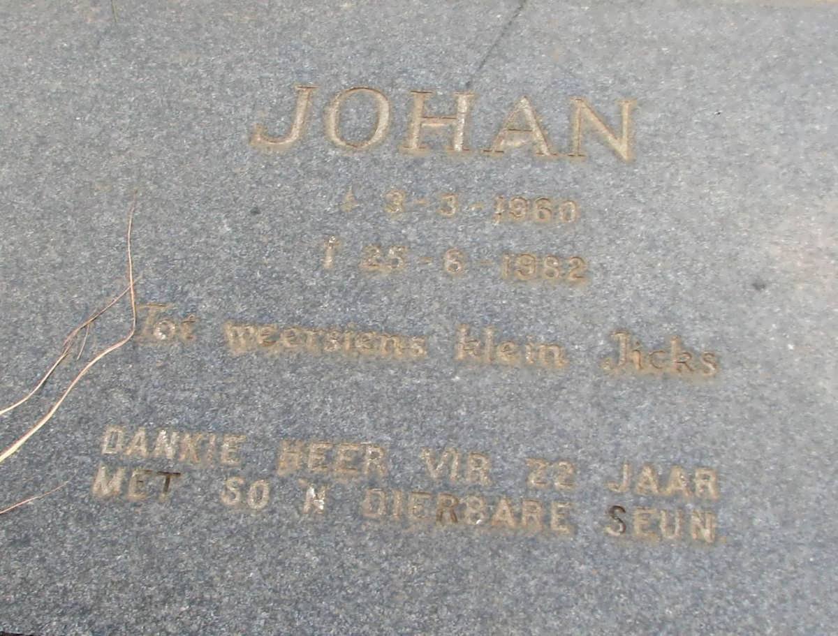 ? Johan 1960-1982