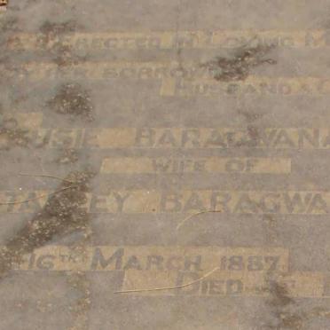BARAGWANATH Susie 1887-1929