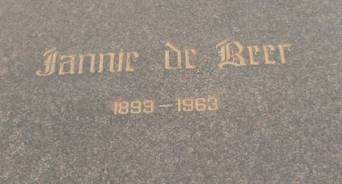 BEER Jannie, de 1899-1963