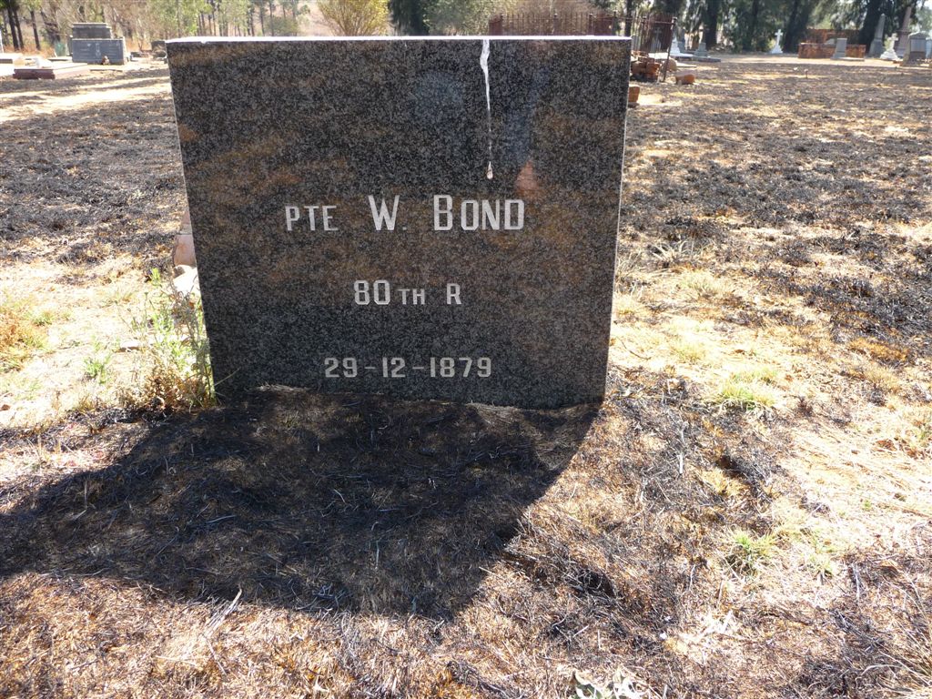 BOND W. -1879