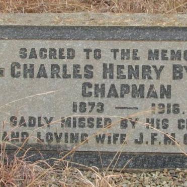 CHAPMAN Charles Henry Byrant 1873-1916