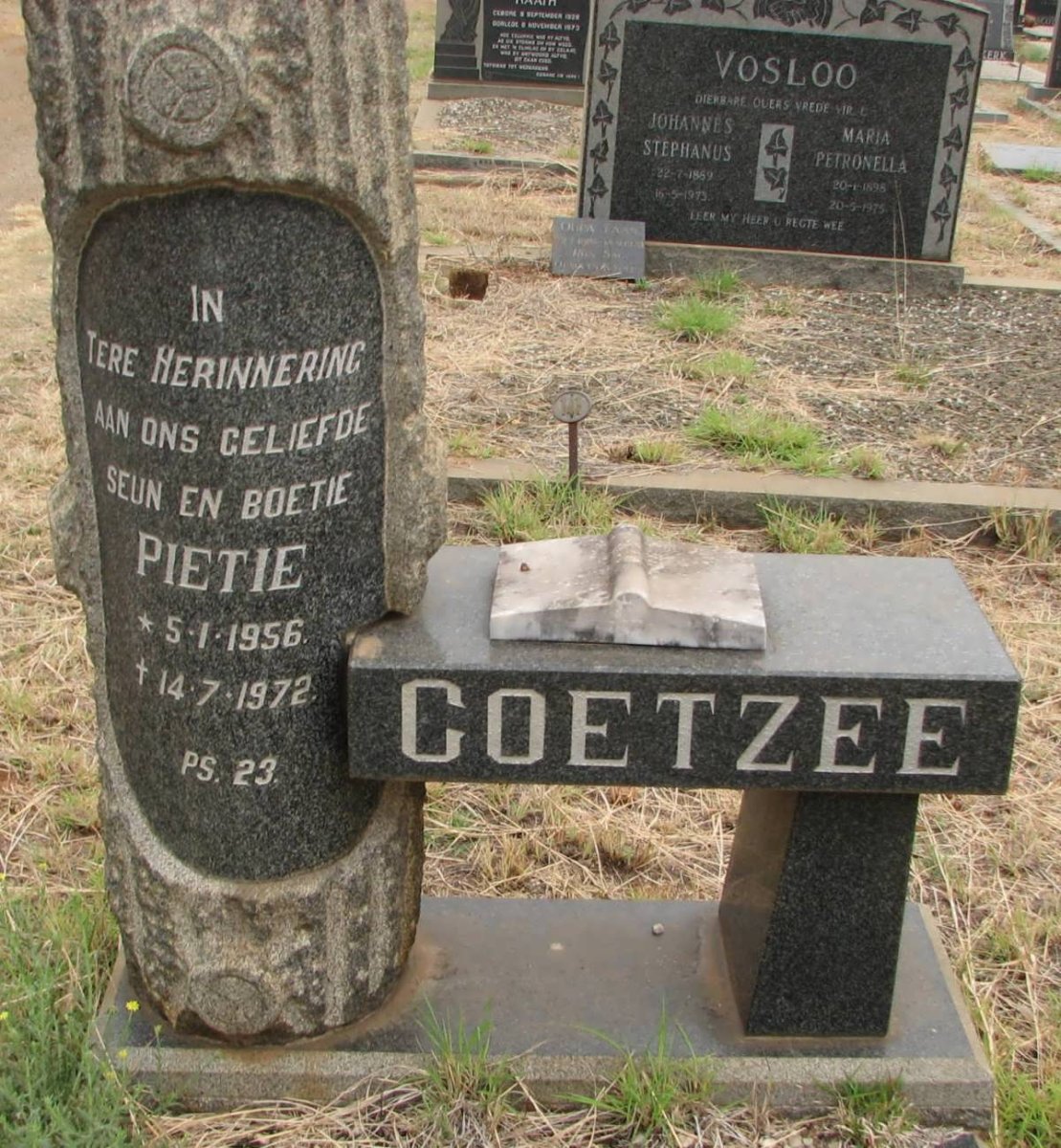 COETZEE Pietie 1956-1972
