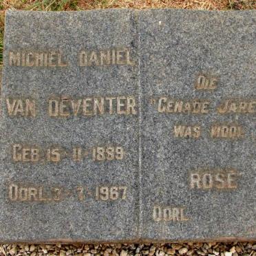 DEVENTER Michiel Daniel, van 1889-1967
