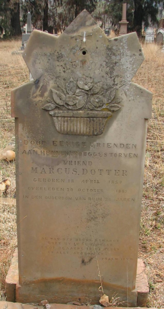 DOTTER Marcus 1859-1885
