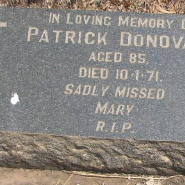 DONOVAN Patrick -1971