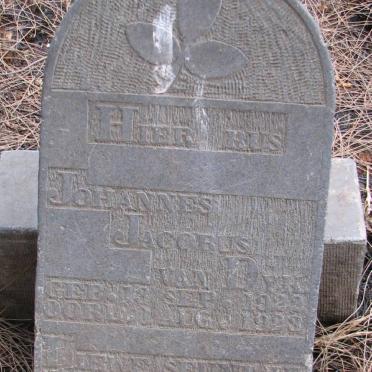 DYK Johannes Jacobus, van 1922-1923