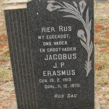 ERASMUS Jacobus J.P. 1913-1970