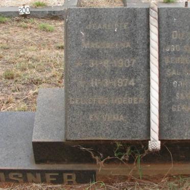 EISNER Jeanette Magdalena 1907-1974
