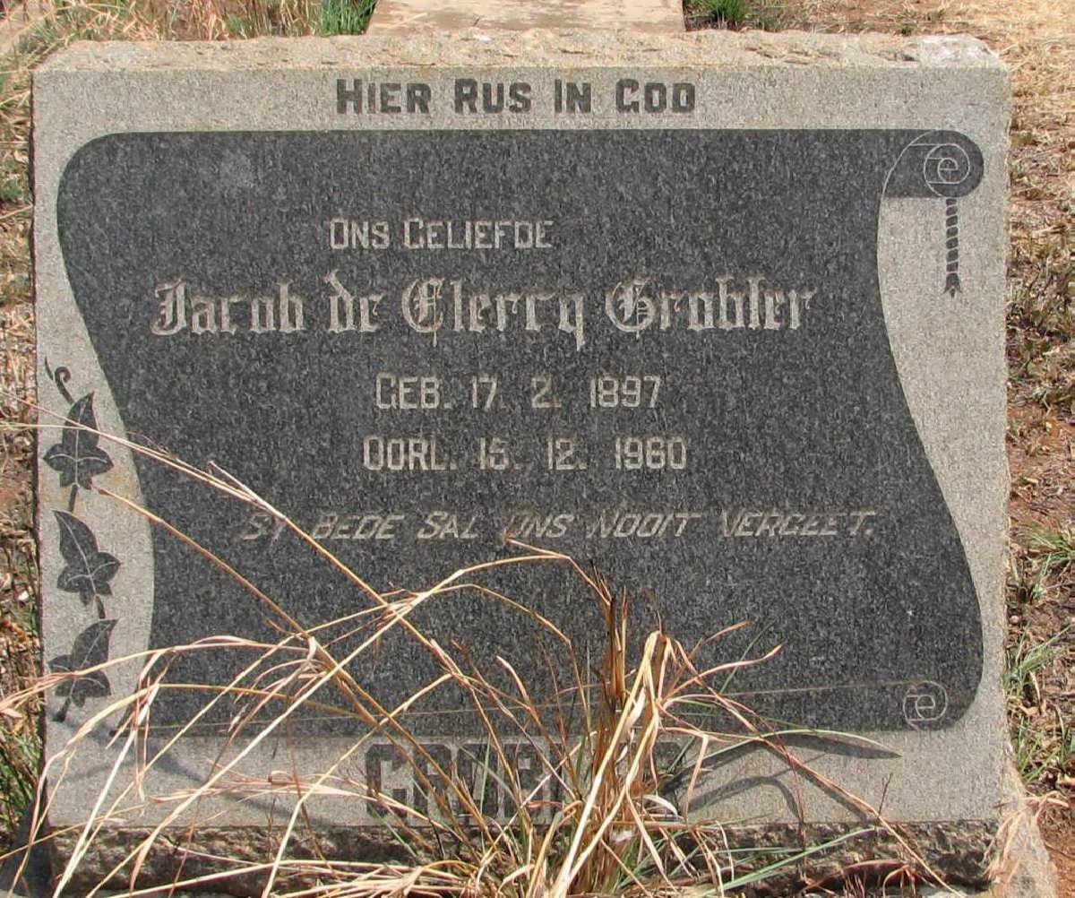 GROBLER Jacob de Clercq 1897-1960
