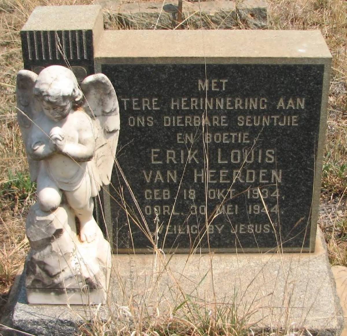 HEERDEN Erik Louis, van 1934-1944