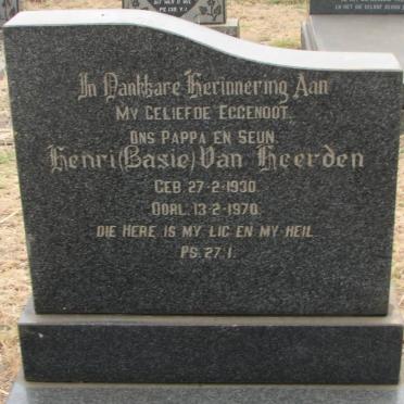 HEERDEN Henri, van 1930-1970