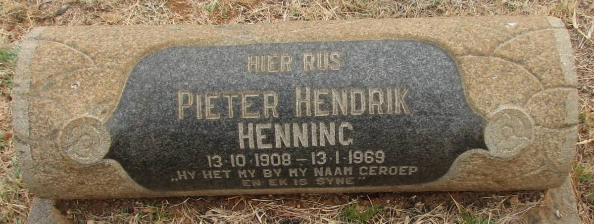 HENNING Pieter Hendrik 1908-1969