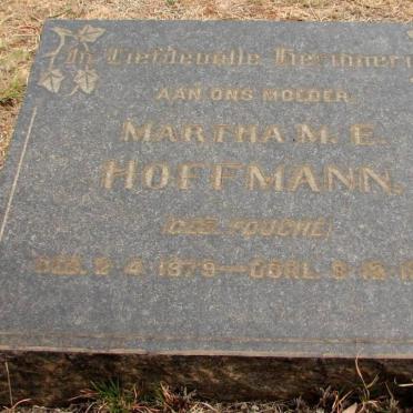 HOFFMANN Martha M.E. nee FOUCHE 1879-1962