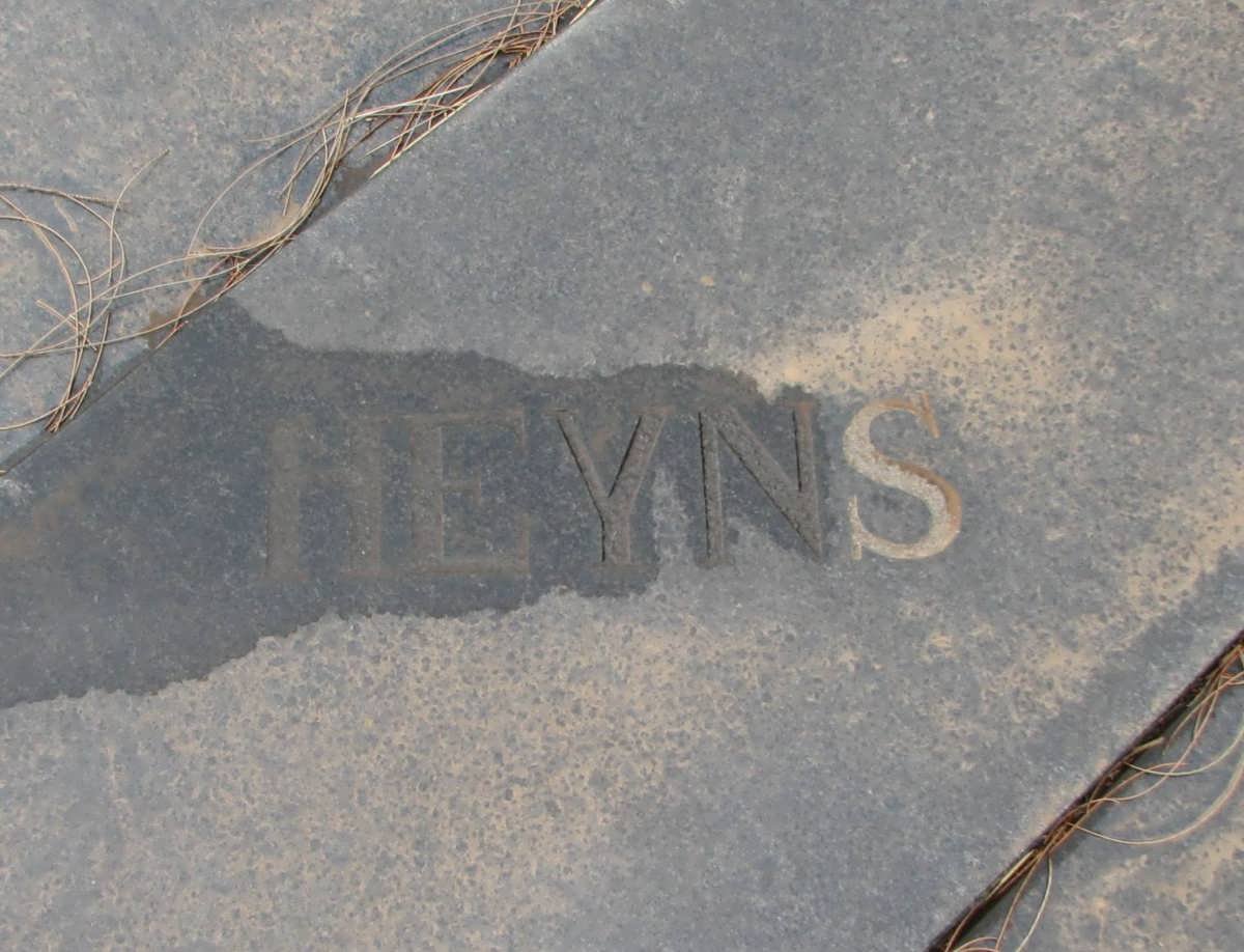 HEYNS Paul 1930-1979 &amp; Annie Maria 1931-2003