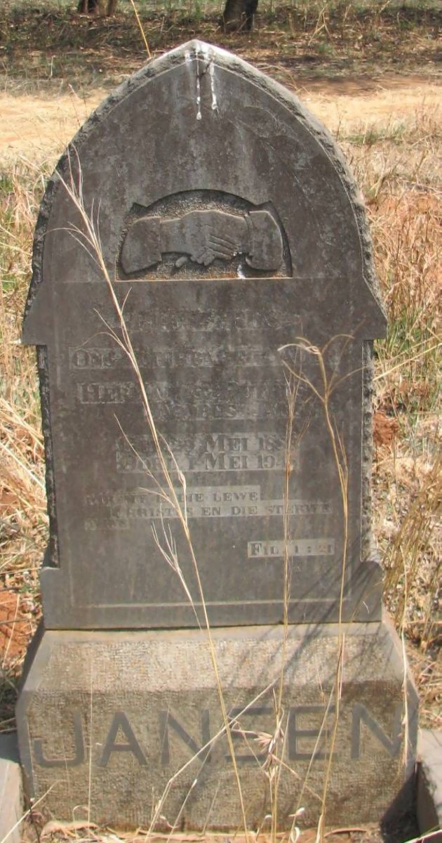 JANSEN Hermanus Petrus Andries J. 1883-1948