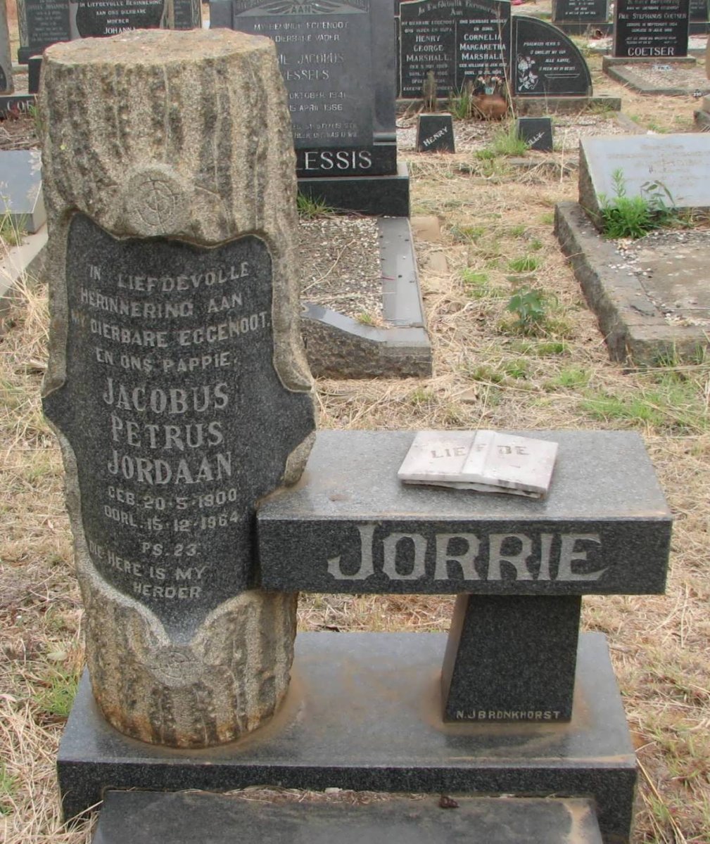JORDAAN Jacobus Petrus 1900-1964