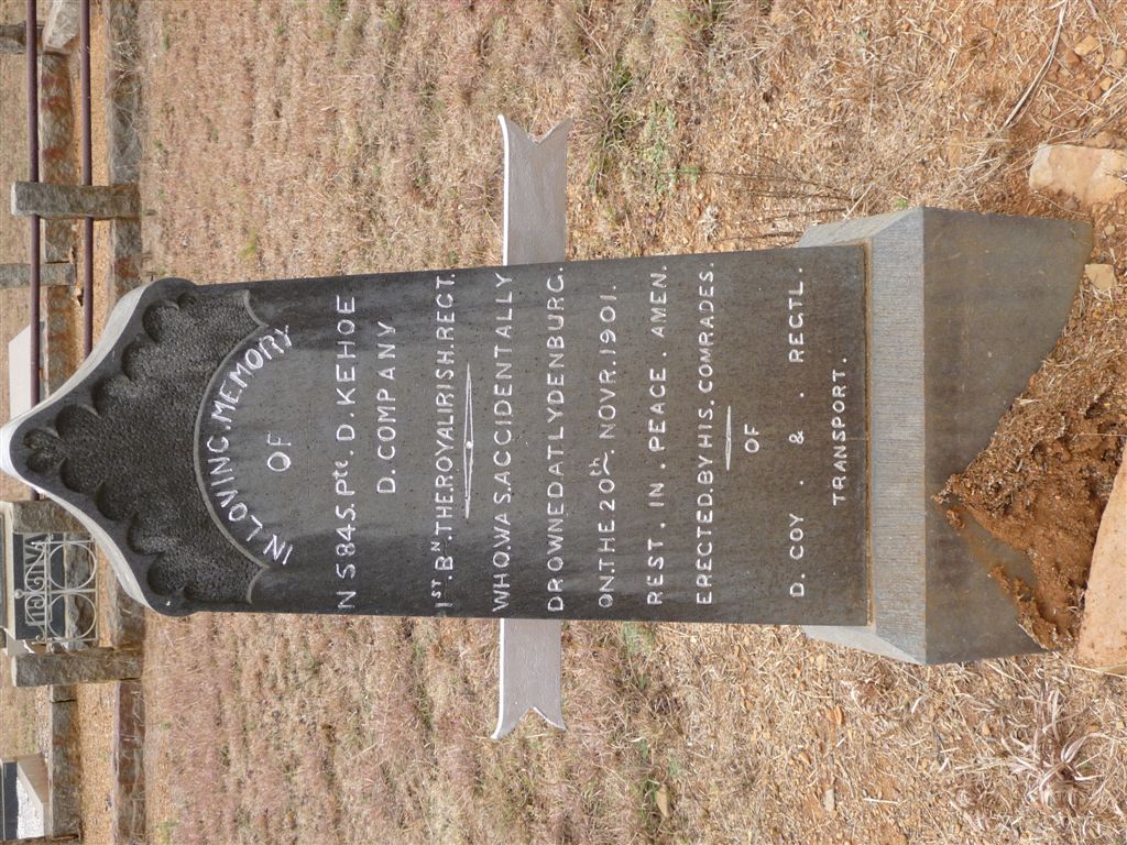 KEHOE D. -1901