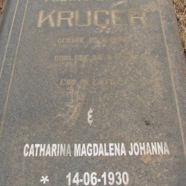 KRUGER Tobias Ernst 1928-19? &amp; Catharina Magdalena Johanna 1930-2010