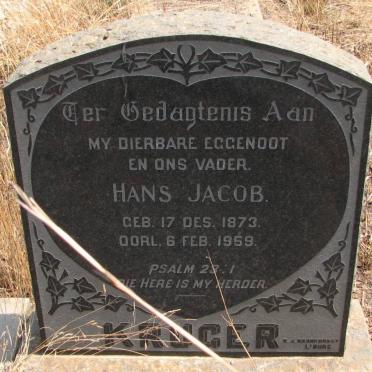 KRUGER Hans Jacob 1873-1959