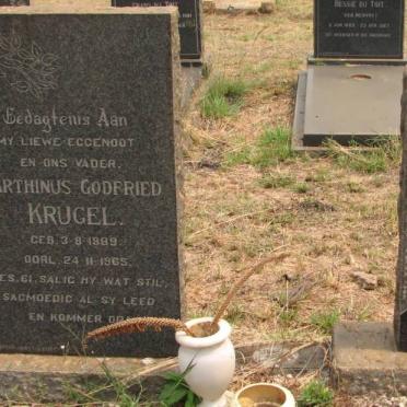 KRUGEL Marthinus Godfried 1889-1965 &amp; Anna Alida Petronella 1897-1975
