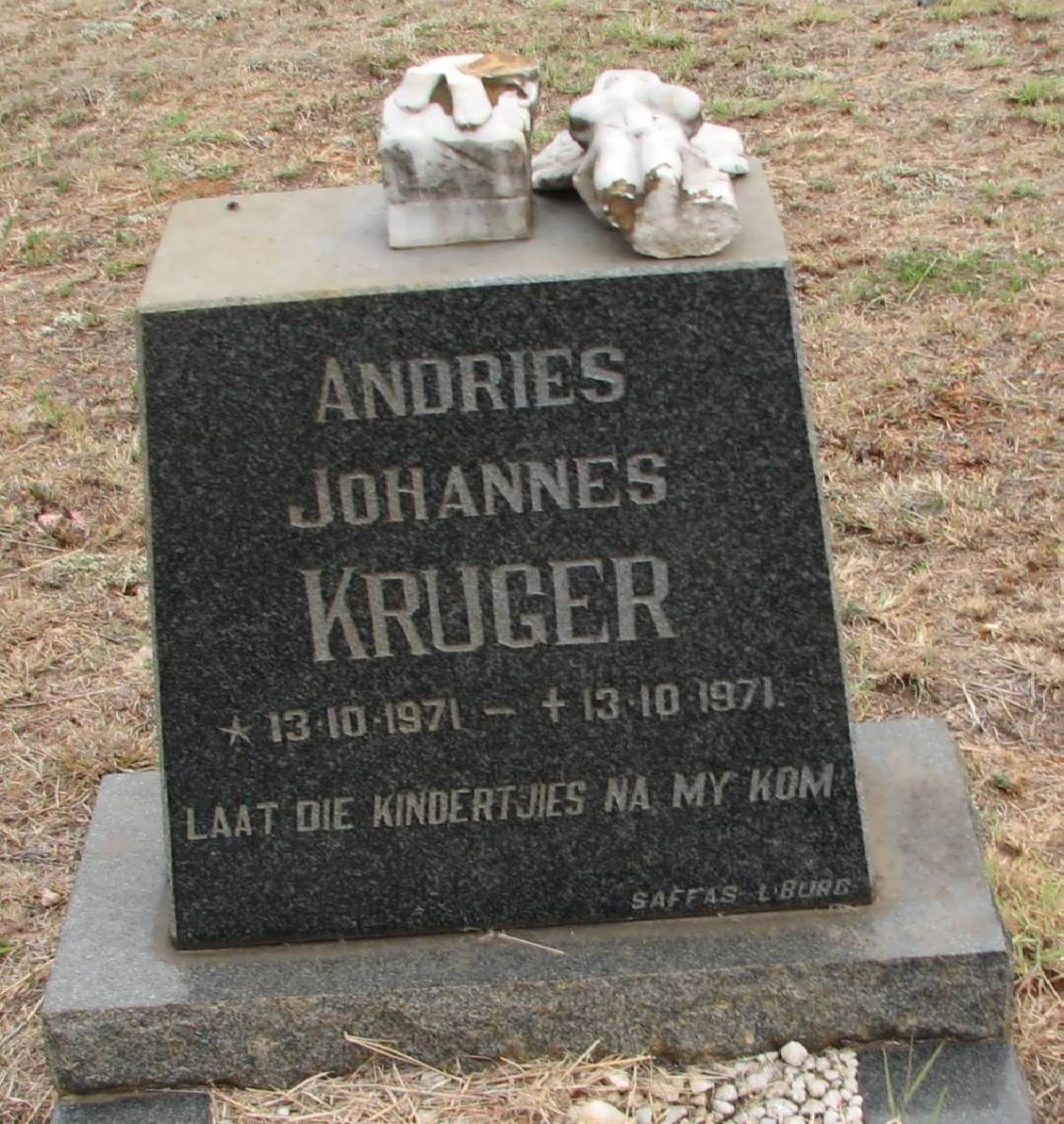 KRUGER Andries Johannes 1971-1971