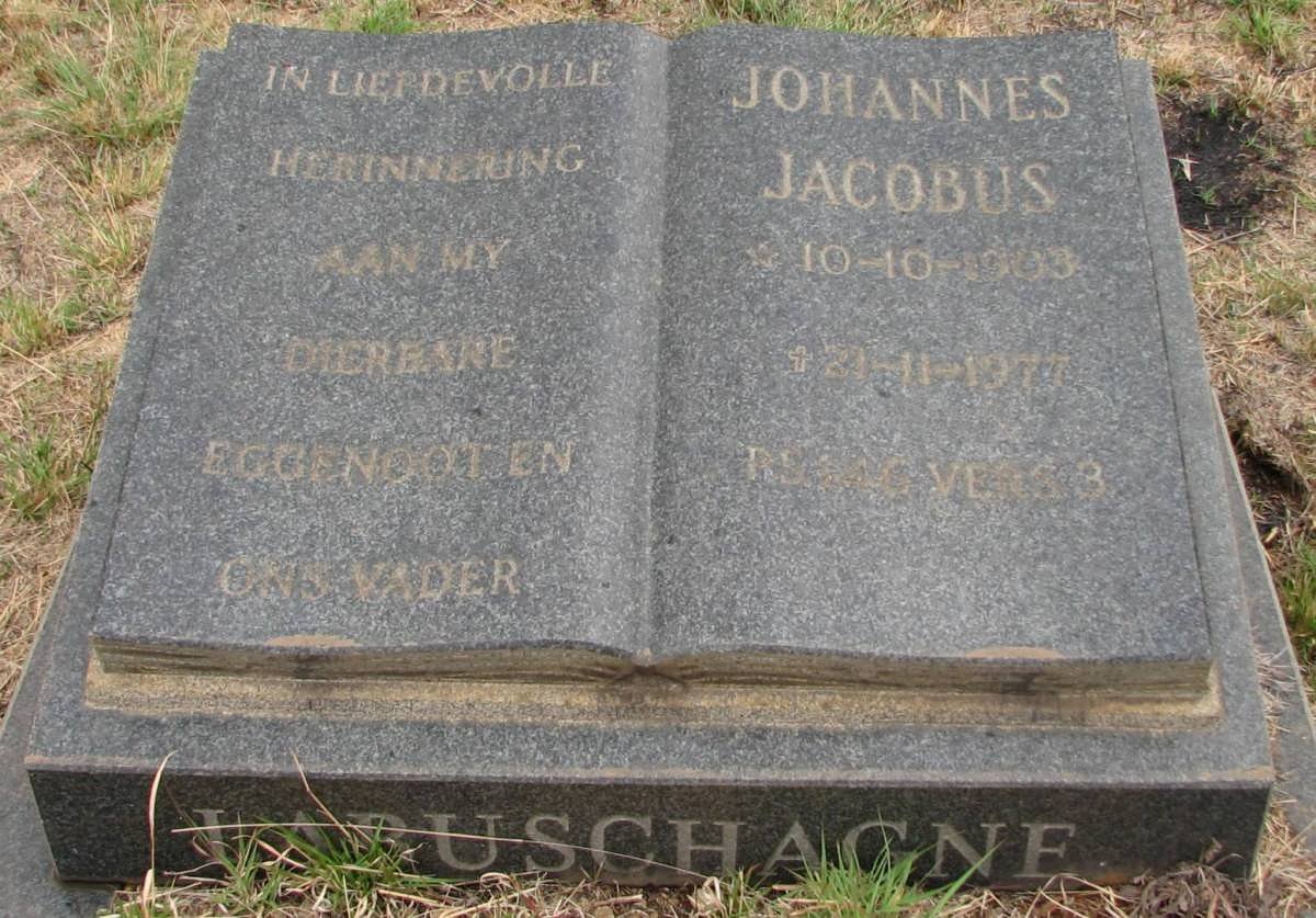 LABUSCHAGNE Johannes Jacobus 1903-1977