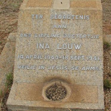 LOUW Ina 1940-1941