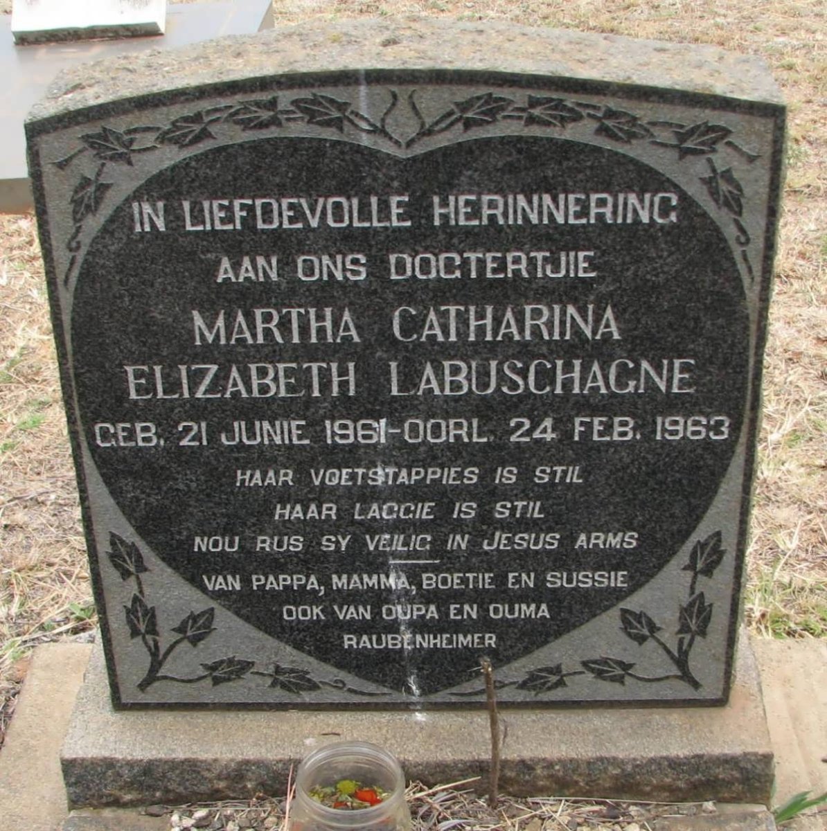 LABUSHAGNE Martha Catharina Elizabeth 1961-1963